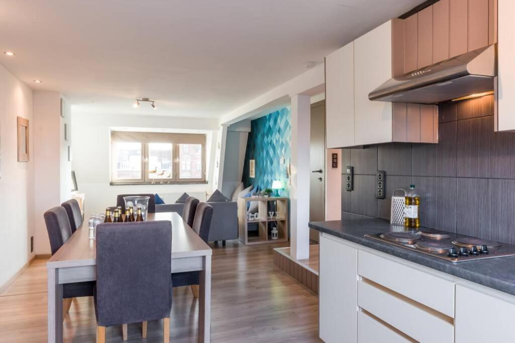 شقة Duplex Appertement Met Zicht Damse Vaart @ Brugge المظهر الخارجي الصورة