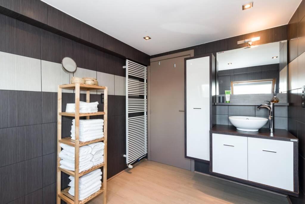 شقة Duplex Appertement Met Zicht Damse Vaart @ Brugge المظهر الخارجي الصورة