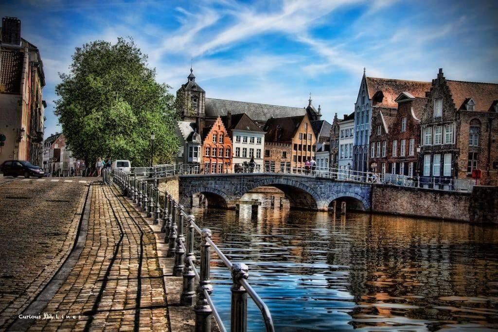 شقة Duplex Appertement Met Zicht Damse Vaart @ Brugge المظهر الخارجي الصورة