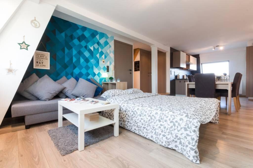 شقة Duplex Appertement Met Zicht Damse Vaart @ Brugge المظهر الخارجي الصورة