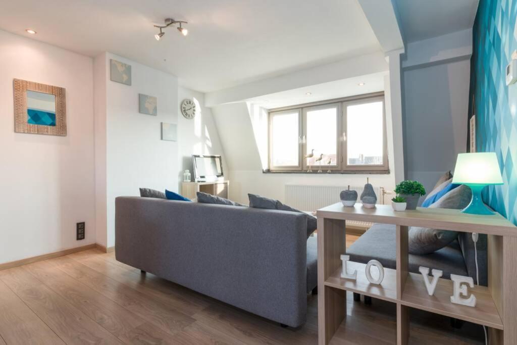 شقة Duplex Appertement Met Zicht Damse Vaart @ Brugge المظهر الخارجي الصورة